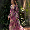Galina | Floral Long-Sleeve Maxi Dress