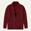 Gualberto | Cable-Knit Ribbed Structured Cardigan