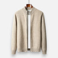 Hamza | Refined Zip-Up Poised Cardigan