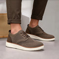 Hank | Brown Mesh Slip-On Skate Shoes for Men