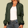 Harlow | High-Neck Oversized Everyday Bomber Jacket