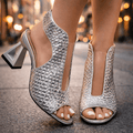 Heels – Sculptural Woven Sandal