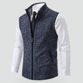 Ambrose | High-Collar Button-Front Knit Cardigan