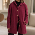 Apolline | Ribbed Corduroy Hooded Overshirt