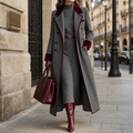 Lucinda | Herringbone Longline Coat
