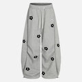 Cara | Floral Print Wide-Leg Sweatpants for Women