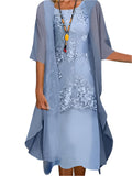 Isla | Sheer-Sleeve Wedding Guest Dress
