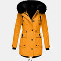 Annika | Hooded Drawstring Parka Coat