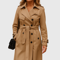 Jade | Belted Tailored Refined Trench Coat