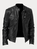 Janko | Longline Structured Sculpted Leather Jacket