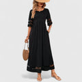 Darina | Empire Sun-Kissed Midi Dress