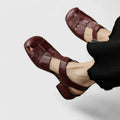Joelle | Square-Toe Heeled Sandals