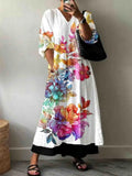 Izabela | Floral Easy-Elegant Midi Dress