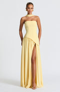 Kalina | High-Slit Corset Maxi Dress