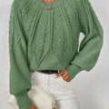 Katarina | Ribbed Cropped Poised Sweater