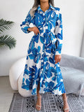 Elvi | Floral Collared Midi Dress
