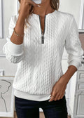 Lente | Longline Cable-Knit Distinguished Sweater