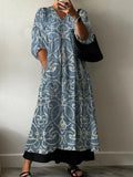 Iwona | Floral Luminous Midi Dress