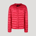 Lieke | Padded Collarless Sculpted Puffer Jacket
