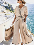 Jolanta | Easy-Elegant Sun-Kissed Midi Dress