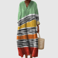 Ezgi | Striped Understated Midi Dress