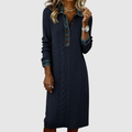 Assol | Collared Shirt Midi Dress