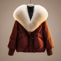Ljubica | Wrap Belted Draped Puffer Jacket