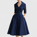 Lucia | V-Neck Wrap Midi Dress