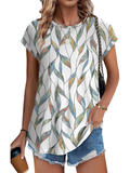 Lucienne | Botanical Cap Sleeve Top