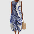Katarzyna | Sleeveless Wrap Midi Dress