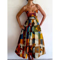Marcelline | Geometric Sweetheart Midi Cocktail Dresses