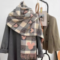 Maribel | Fringed Polished Statement Scarf