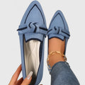 Maricela | Knotted-Bow Pointed-Toe Slip-On Loafers for Women
