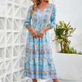 Ellinor | Paisley Tiered Midi Dress