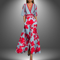 Mathilda | Flowing V-Neck Two-Piece Set