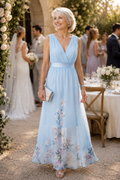 Mica | Floral A-Line Maxi Wedding Guest Gowns