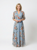 Elowen | Floral Wrap Maxi Wedding Guest Gowns