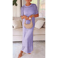 Maxi Dress – Layered Cut-Out Two-Piece