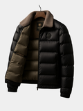Meirion | Wrap Zip-Up Signature Puffer Jacket