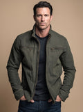 Rhodric | Stand-Collar Multi-Pocket Zip-Up Jacket