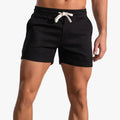Men's Knit Shorts with Drawstring Waist and Side Pockets