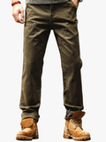 Men's Twill Utility Pants with Thigh Pocket and Rivets