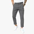 Men's Woven Pants with Tapered Leg and Belt Loops