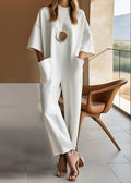 Mirabel | Tailored Short-Sleeve Jumpsuit