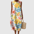 Kinga | Floral Serene Midi Dress