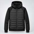 Marlowe | Hooded Puffer Jacket Quilted Panels