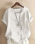 Nadine | Relaxed Button-Front Tunic Top
