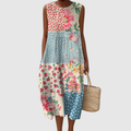 Ladislava | Patchwork Polished Midi Dress