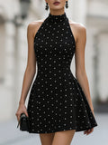 Hanne | Polka Dot Sleeveless Mini Dress