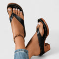 Nisha | Block-Heel Heritage Minimal Heels